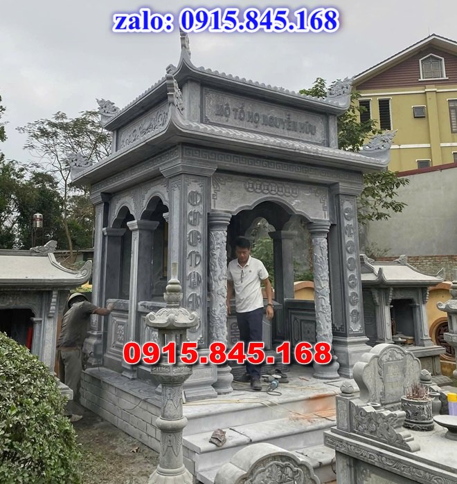 Mẫu nhà mồ xây đá granite để tro cốt bố mẹ, mẫu nhà mồ tiền chế bằng đá có mái che, giá bán nhà mồ đá xanh cẩm thạch granite, kích thước nhà mồ mả để tro cốt ba má gia đình, thiết kế nhà mồ đá hoa cương để tro cốt ba má, Nhà mồ giá rẻ xây gạch đá xi măng mái ngói, tường bao hàng rào đá nhà mồ dòng họ, cuốn thư bức bình phong đặt trước sân cửa nhà mồ, cuốn thư bức bình phong đặt trước sân cửa nhà mồ, đỉnh lư hương bình bông lọ hoa đặt ngoài mộ, rồng nghê sư tử đá lát sân nền nhà mồ, 
