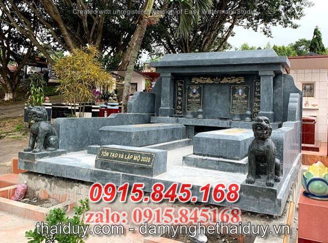 33+Mẫu mộ đôi đá xanh cao bằng 8 874512