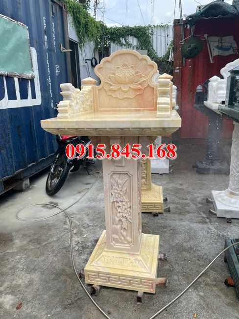656+Mẫu cây hương đá thờ ngoài trời 17 Ban tho ong thien bang da trang dep 20252