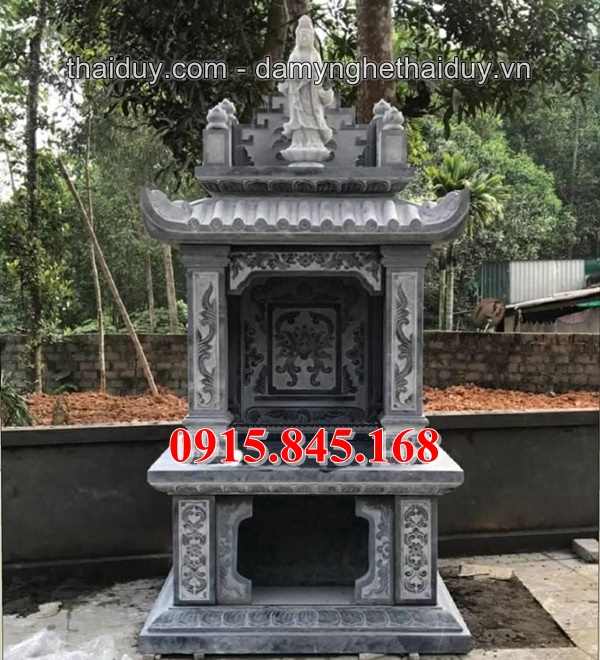 656+Mẫu cây hương đá thờ ngoài trời 25 ban tho thien ngoai troi bang da dep binh duong