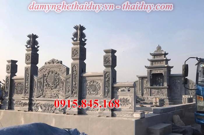 303+Xây huyệt mộ kim tĩnh bằng gạch đá 8 lang mo da khoi tu nhien ban kien giang