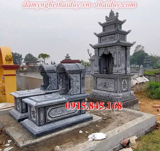 303+Xây huyệt mộ kim tĩnh bằng gạch đá 13 lang mo da khoi tu nhien ban tay ninh