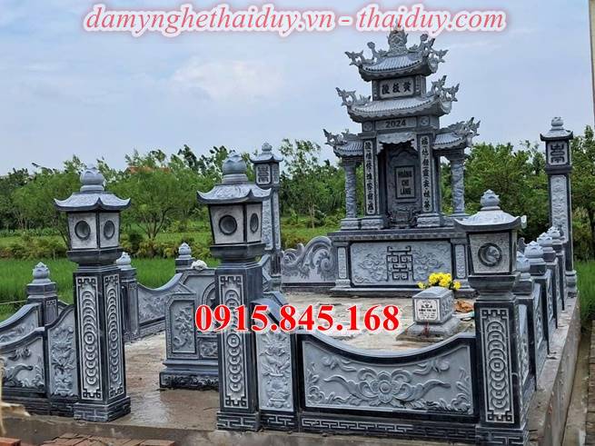 08+Kim tĩnh huyệt mộ đá sóc trăng 7 lang mo xay lam bang gach da ban binh duong