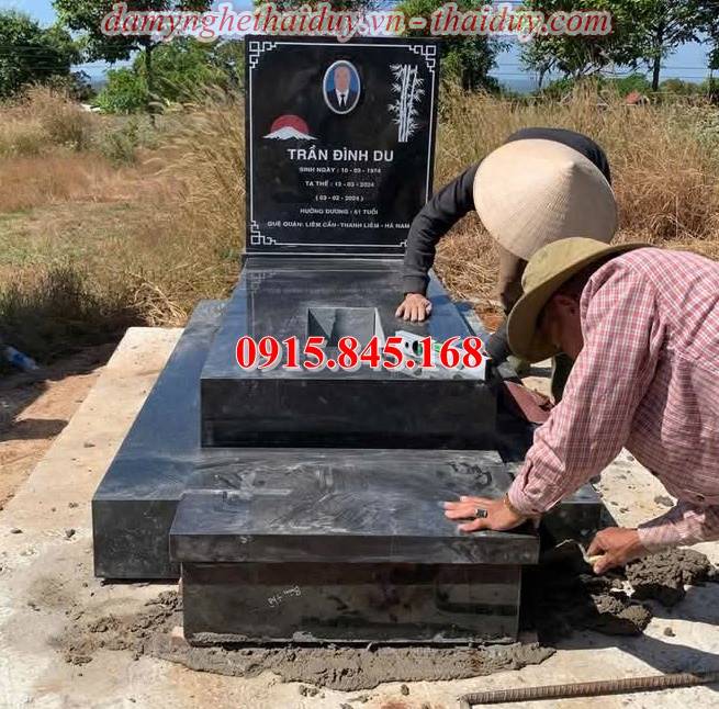 08+Kim tĩnh huyệt mộ đá sóc trăng 14 lang mo xay lam bang gach da ban kien giang