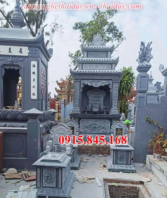 27+Kim tĩnh huyệt mộ đá gia lai 9 mo da tu nhien dung tho tro cot lap dat tay ninh