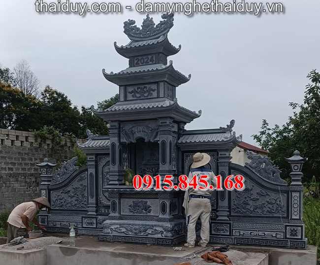 31+Huyệt mộ xây đá kim tĩnh khánh hoa 7 thiet ke thi cong lang mo da tay ninh0