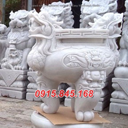 64-Mẫu lư đỉnh hương đá trắng yên bái 7 watermarked BAN