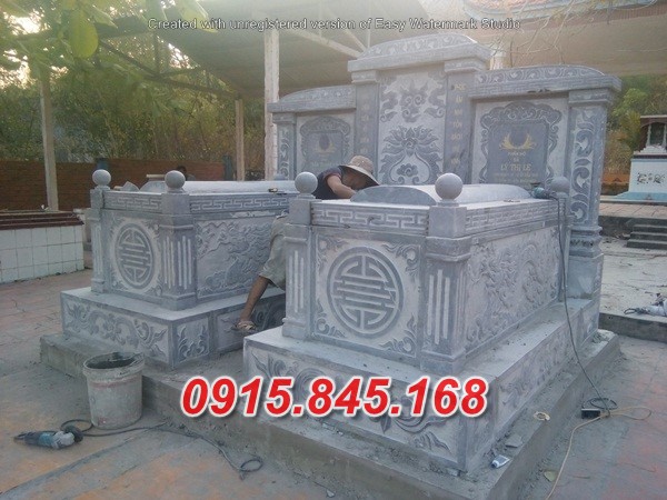 33+Mẫu mộ đôi đá xanh cao bằng 7 watermarked IMG 20160414 172006
