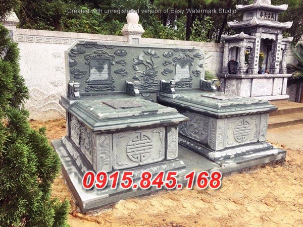 Mẫu+36 lăng mộ đôi đá hà nội 7 watermarked Lang mo da doi DEP Da xanh reu cao cap