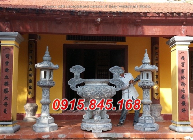 Mẫu-73 Đỉnh lư hương đá thái bình 7 watermarked Lu huong da Dinh Chua 1