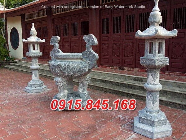 Mẫu-61 đỉnh lư hương đá điện biên 18 watermarked Lu huong da LH 191 3