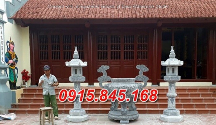 Mẫu-65 Đỉnh lư hương đá bán lào cai 17 watermarked Lu huong da LH 231