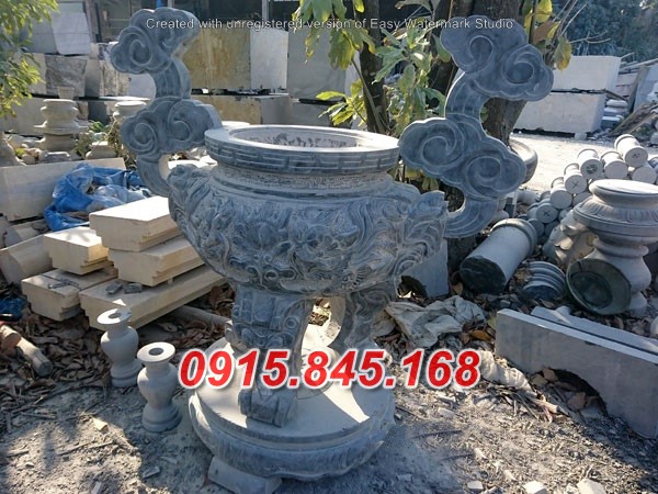 27-Lư đỉnh hương đá xanh sóc trăng 11 watermarked Lu huong da dinh huong da LMD 131