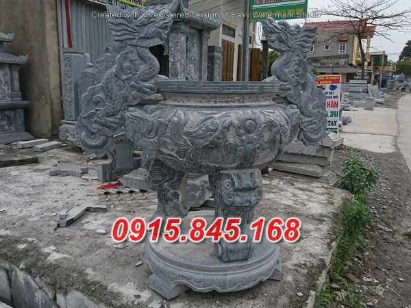 Mẫu-73 Đỉnh lư hương đá thái bình 8 watermarked Lu huong da dinh huong da LMD 2012 1