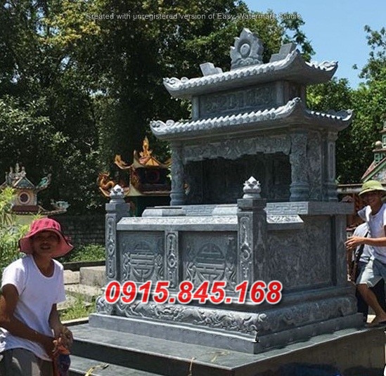 Mẫu+36 lăng mộ đôi đá hà nội 17 watermarked Mau Mo Da DEP Mo da doi DEP 2020 2