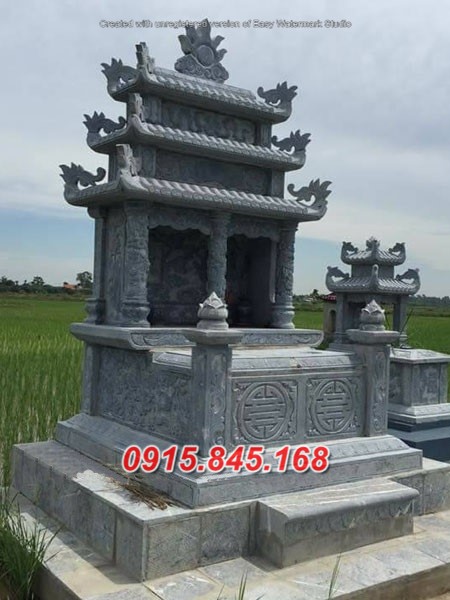 39+Mẫu mộ đôi đá khối xây gạch lạng sơn 7 watermarked Mau mo doi LD 33