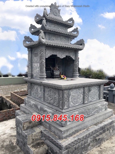 Mẫu+38 lăng mộ đôi đá xanh bắc ninh 7 watermarked Mau mo doi da NB 24