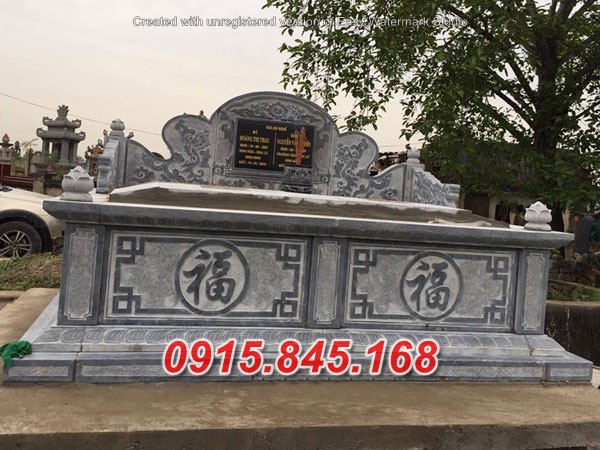 Mẫu+38 lăng mộ đôi đá xanh bắc ninh 10 watermarked Mau mo doi dep DK 06
