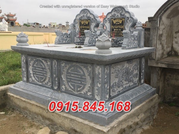Mẫu+38 lăng mộ đôi đá xanh bắc ninh 18 watermarked Mau mo doi dep G 07