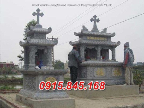 Mẫu+41 lăng mộ đôi đá xanh hải phòng 11 watermarked Mo da doi 35