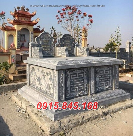 42+Mộ đôi xây gạch đá hải dương 6 watermarked Mo da doi dep 7 Copy