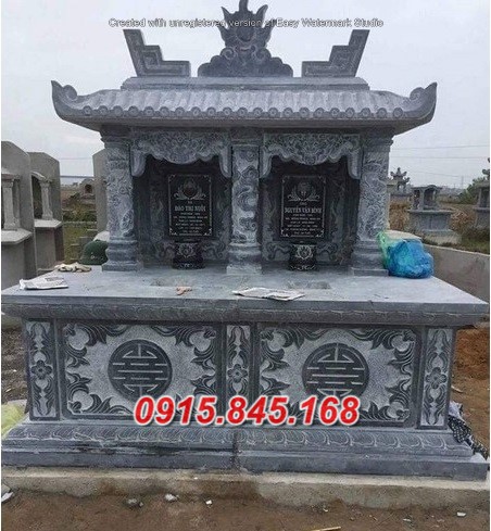 42+Mộ đôi xây gạch đá hải dương 8 watermarked Mo da doi dep 9 Copy