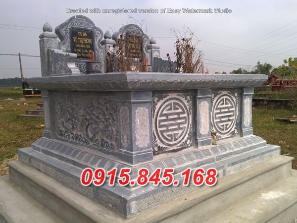 Mẫu+55 mộ đôi nam định xây đá khối 12 watermarked Mo doi da LM 21