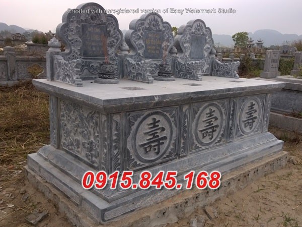 Mẫu+55 mộ đôi nam định xây đá khối 11 watermarked Mo doi da LM 22