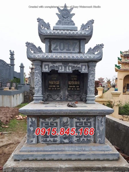 Mẫu+55 mộ đôi nam định xây đá khối 17 watermarked Mo doi da LMD 13