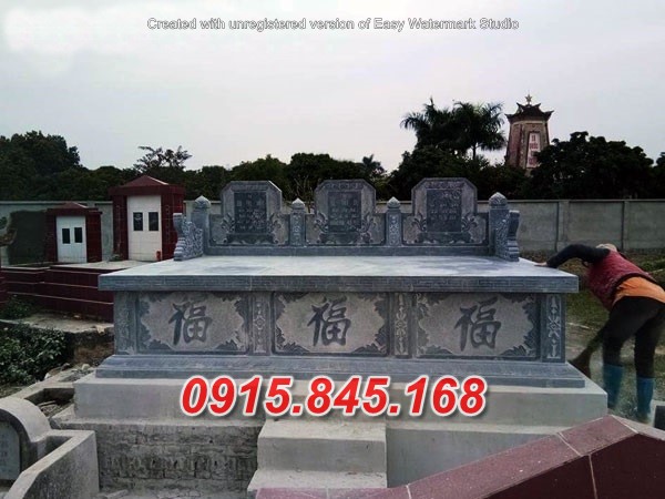 Mẫu+55 mộ đôi nam định xây đá khối 16 watermarked Mo doi da LMD 14