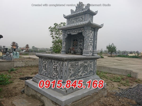 46+Lăng mộ đôi xây ốp đá hà nam 16 watermarked Mo doi da LMD 19