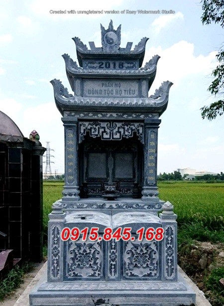 46+Lăng mộ đôi xây ốp đá hà nam 10 watermarked Mo doi da NB 08