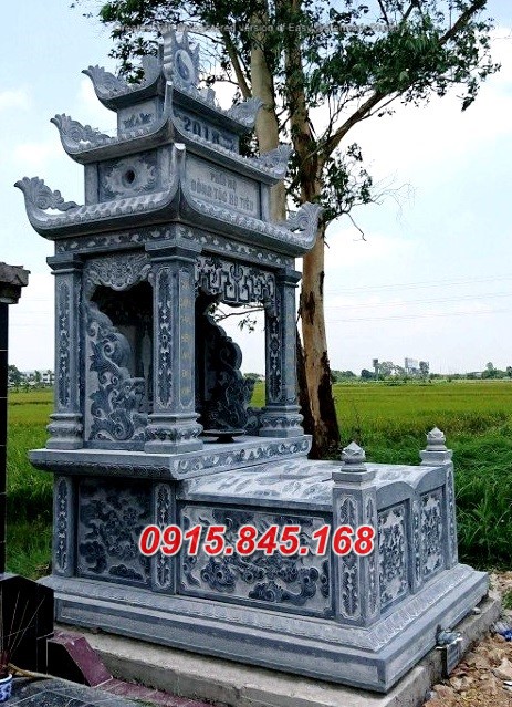 46+Lăng mộ đôi xây ốp đá hà nam 11 watermarked Mo doi da NB 11