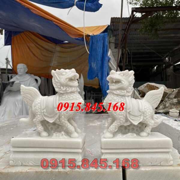 25-Sư tử đá kỳ lân nghê an giang 6 watermarked cap nghe da trang tu nhien cao 40cm 3 600x600 2