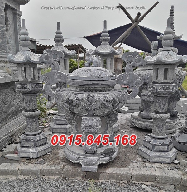 Mẫu-61 đỉnh lư hương đá điện biên 9 watermarked d4f16271203bc165982a
