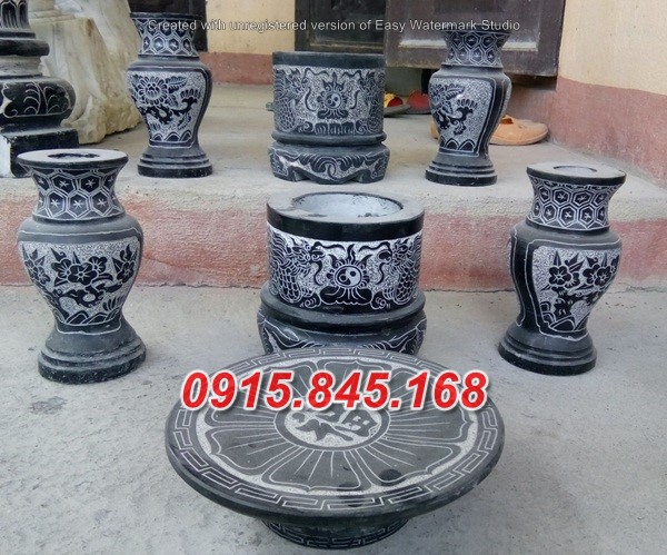 44-Mẫu lư đỉnh hương đá bán kon tum 11 watermarked f6d07dfee743031d5a52