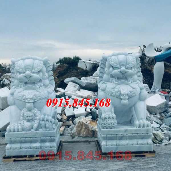 31-Mẫu sư tử kỳ lân đá nghê sài gòn 8 watermarked ky lan da cam thach trang xanh 600x600 1