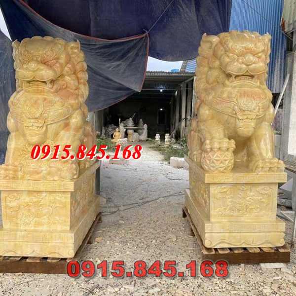 62-Nghê đá sư tử kỳ lân bán vĩnh phúc 11 watermarked ky lan da phong thuy 2 600x600 2