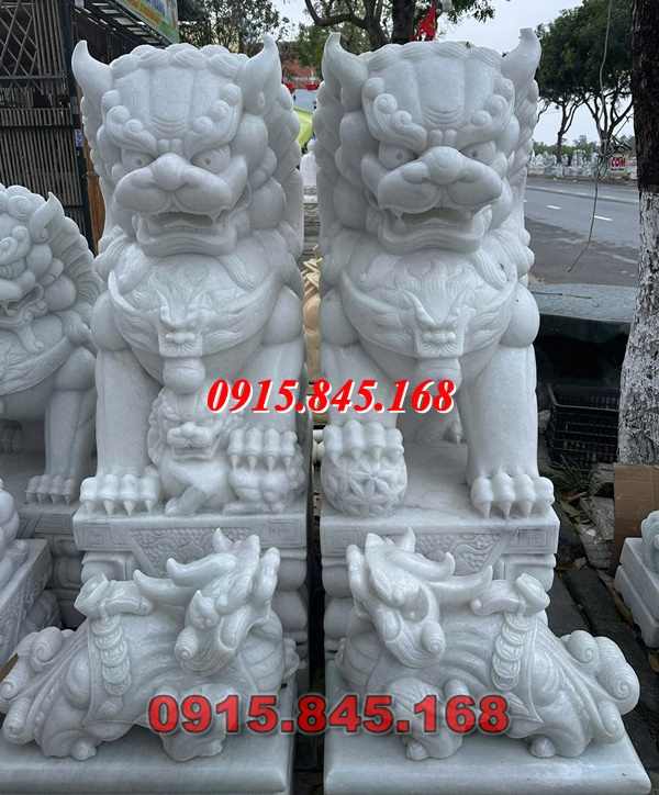 62-Nghê đá sư tử kỳ lân bán vĩnh phúc 15 watermarked ky lan da trang 2 1