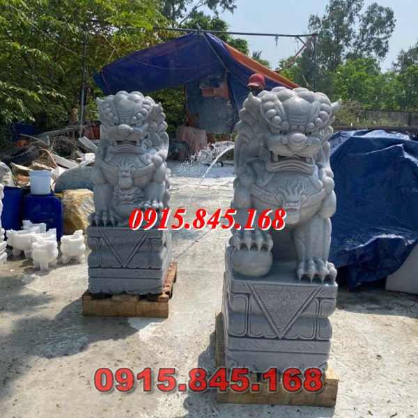 38-Mẫu sư tử kỳ lân đá nghê kon tum 11 watermarked ky lan da xam min 600x600 1