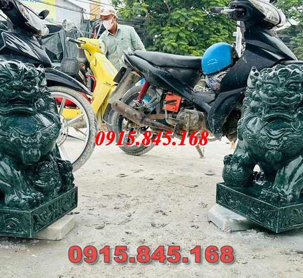 38-Mẫu sư tử kỳ lân đá nghê kon tum 12 watermarked ky lan da xanh an do 600x549 1