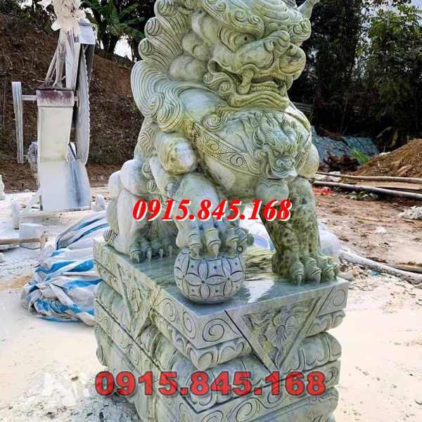 66-Nghê đá sư tử kỳ lân thái bình 13 watermarked ky lan da xanh yen bai 1 600x600 4