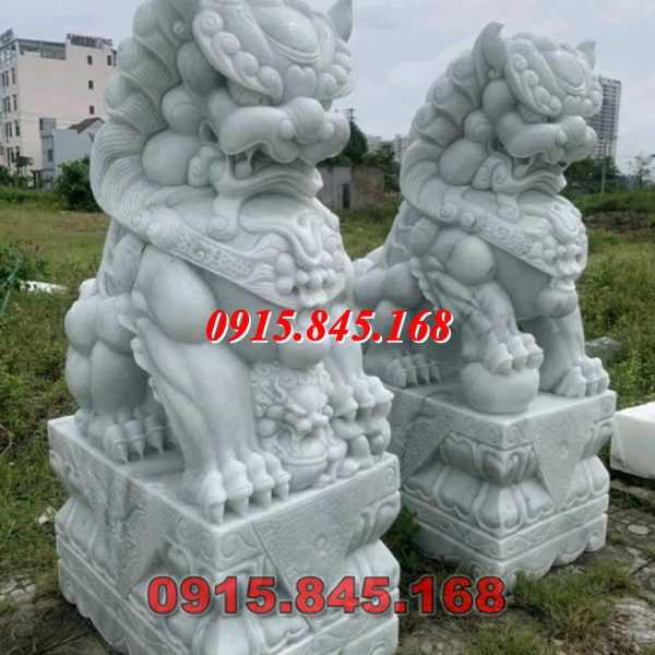 08Mẫu sư tử đá nhỏ kỳ lân đặt mộ 12 watermarked ky lan tai Ha Noi 600x600 1