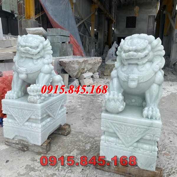 Mẫu-20 kỳ lân sư tử đá nghê kiên giang 9 watermarked ky lan tran cong da trang xanh 1 600x600 7