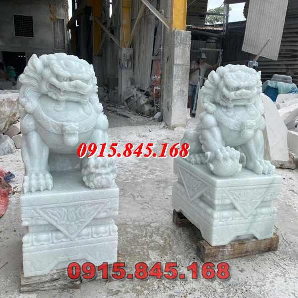 40-Mẫu sư tử kỳ lân đá nghê ninh thuận 14 watermarked ky lan tran cong da trang xanh 3 600x600 1 1