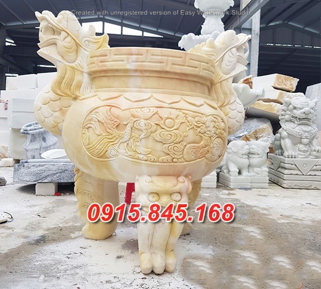 58-Mẫu lư hương đá đỉnh nghệ an 21 watermarked lhfcgh 7