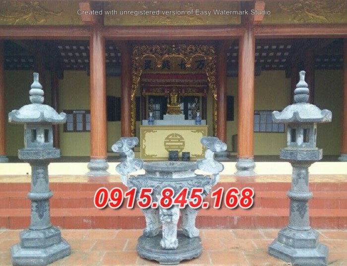 Mẫu-79 đỉnh lư hương đá bắc ninh 8 Mẫu-79 đỉnh lư hương đá bắc ninh