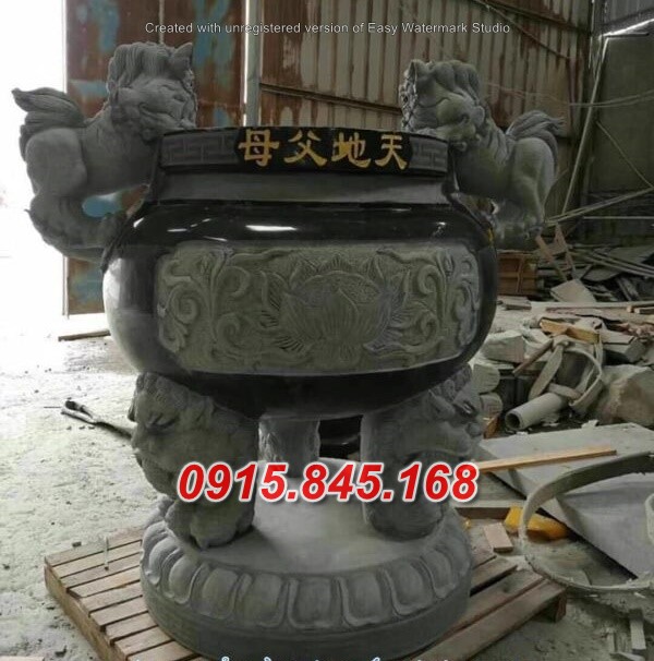 Mẫu-73 Đỉnh lư hương đá thái bình 14 watermarked lu huong da dieu khac dam sen dep e1633310509255 1