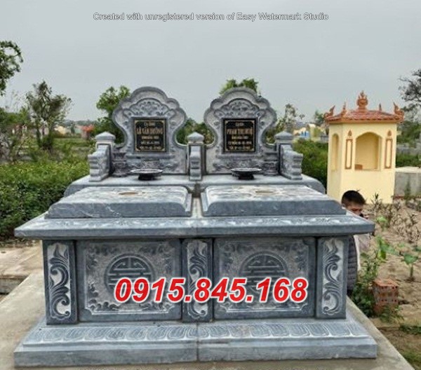 39+Mẫu mộ đôi đá khối xây gạch lạng sơn 17 watermarked