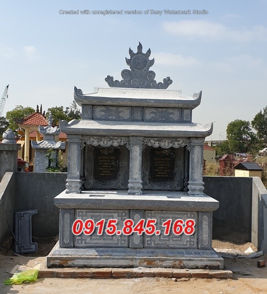 Mẫu+41 lăng mộ đôi đá xanh hải phòng 17 watermarked mo da doi danh xanh Thanh Hoa